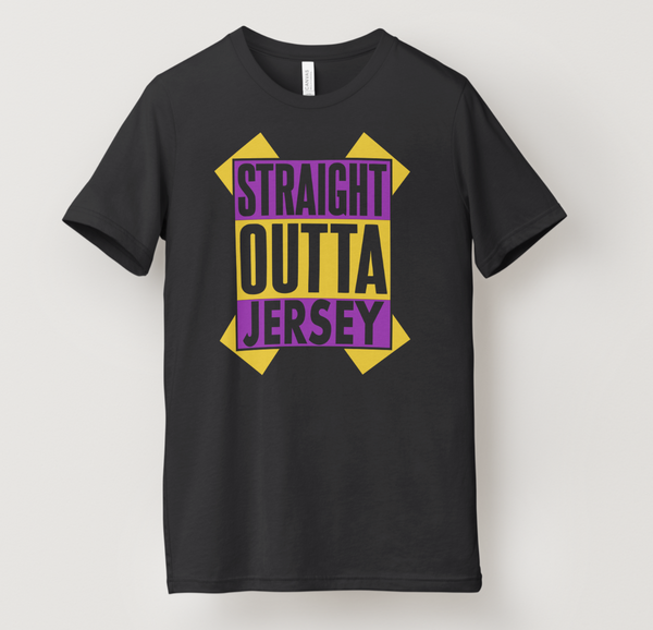 Straight Outta Jersey - Purple / Gold