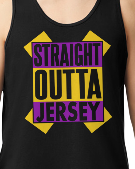 Straight Outta Jersey - Purple / Gold