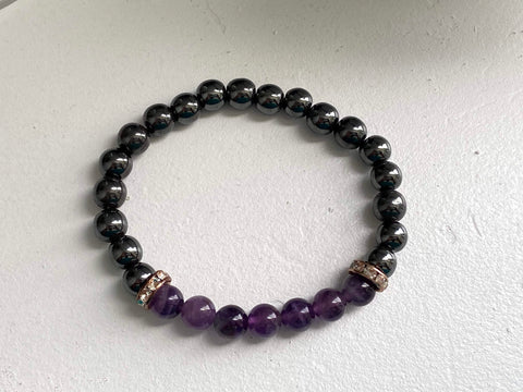 Inspire me - Amethyst  Bracelet