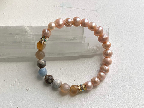 Inspire me - Mixed Agate Bracelet