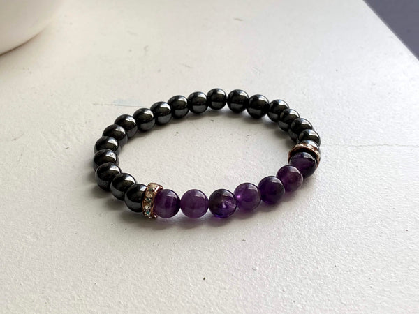 Inspire me - Amethyst  Bracelet